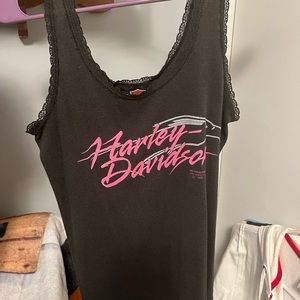 Harley Davidson black top.